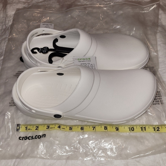 Crocs Specialist White Men's Slip-On Clogs Health Professional NEW - Picture 13 of 13